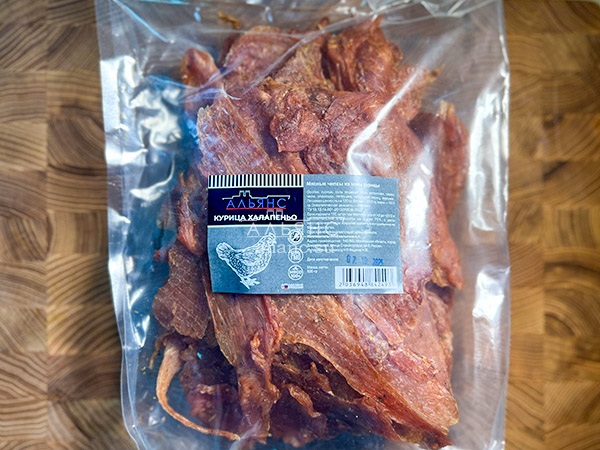 Мясо (АЛЬЯНС) вяленое курица 500гр "С халапеньо" в Брянске