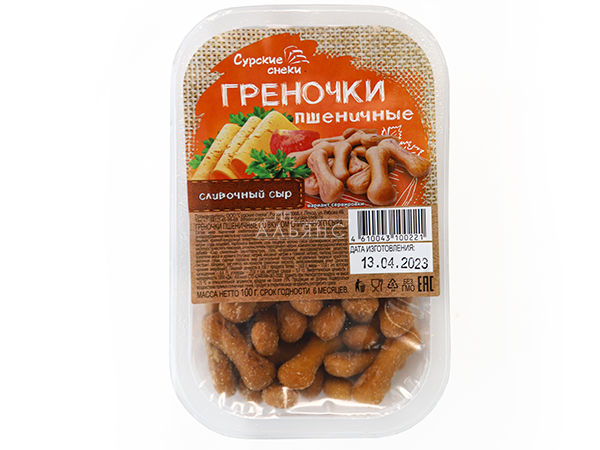 Сурские (ПШЕНИЧНЫЕ) Сливочный сыр (100 гр) в Брянске
