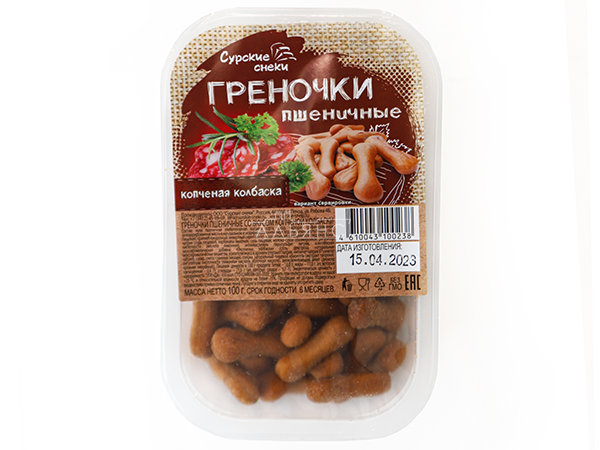 Сурские (ПШЕНИЧНЫЕ) Копченая колбаска (100 гр) в Брянске