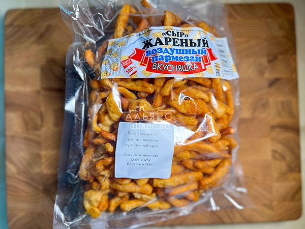 Жареный сыр "ВКУСНЯШКА" со вкусом пармезан (500 гр) в Брянске